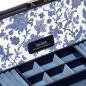 Preview: SACHER | Schmuckkasten Helen Florage Echtleder navy (34.501.014008)