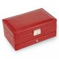 Preview: SACHER | Schmuckkasten Helen New Classic Lederimitat rot (34.000.295043)
