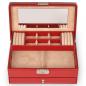 Preview: SACHER | Schmuckkasten Helen New Classic Lederimitat rot (34.000.295043)