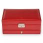 Preview: SACHER | Schmuckkasten Helen New Classic Lederimitat rot (34.000.295043)