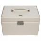 Preview: SACHER | Schmuckkoffer Jasmin Elegance Leder ivory (72.518.565608)
