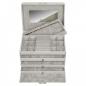 Preview: SACHER | Schmuckkoffer Jasmin Elegance Leder sand (72.518.561821)