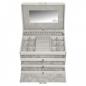 Preview: SACHER | Schmuckkoffer Jasmin Elegance Leder sand (72.518.561821)
