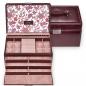 Preview: SACHER | Schmuckkoffer Jasmin Florage Leder bordeaux (72.501.360102)