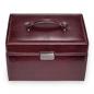 Preview: SACHER | Schmuckkoffer Jasmin Florage Leder bordeaux (72.501.360102)