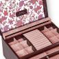 Preview: SACHER | Schmuckkoffer Jasmin Florage Leder bordeaux (72.501.360102)