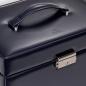 Preview: SACHER | Schmuckkoffer Jasmin Florage Leder navy (72.501.014008))