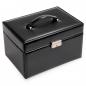 Preview: SACHER | Schmuckkoffer Julia New Classic Lederimitat schwarz (69.000.290443)