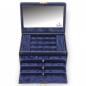 Preview: SACHER | Schmuckkoffer Lena Acuro Echtleder navy  (77.301.014023)