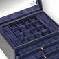 Preview: SACHER | Schmuckkoffer Lena Acuro Echtleder navy  (77.301.014023)