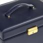 Preview: SACHER | Schmuckkoffer Lena Acuro Echtleder navy  (77.301.014023)