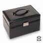 Preview: SACHER | Schmuckkoffer Lena New Classic Echtleder schwarz (77.107.010443)