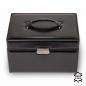 Preview: SACHER | Schmuckkoffer Lena New Classic Echtleder schwarz (77.107.010443)