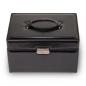 Preview: SACHER | Schmuckkoffer Lena New Classic Lederimitat schwarz (77.000.290443)
