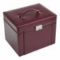 Preview: SACHER | Schmuckkoffer Marta New Classic Echtleder bordeaux (88.107.010143)