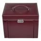 Preview: SACHER | Schmuckkoffer Marta New Classic Echtleder bordeaux (88.107.010143)
