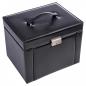 Preview: SACHER | Schmuckkoffer Maxima New Classic Leder schwarz (81.107.010443)
