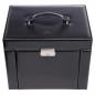 Preview: SACHER | Schmuckkoffer Maxima New Classic Leder schwarz (81.107.010443)