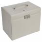 Preview: SACHER | Schmuckkoffer Nina Elegance Echtleder ivory (85.518.565608)