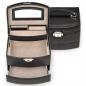 Preview: SACHER | Schmuckkoffer Stella Lederimitat Nappaoptik schwarz (K4.000.290443)
