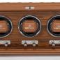 Preview: WINDROSE | Uhrenbeweger Noblesse 3 Uhren Lederimitat Holzfurnier braun (851213.12)
