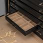 Preview: WINDROSE | Schmuckkoffer Ambiance Rindleder schwarz (803216.08)
