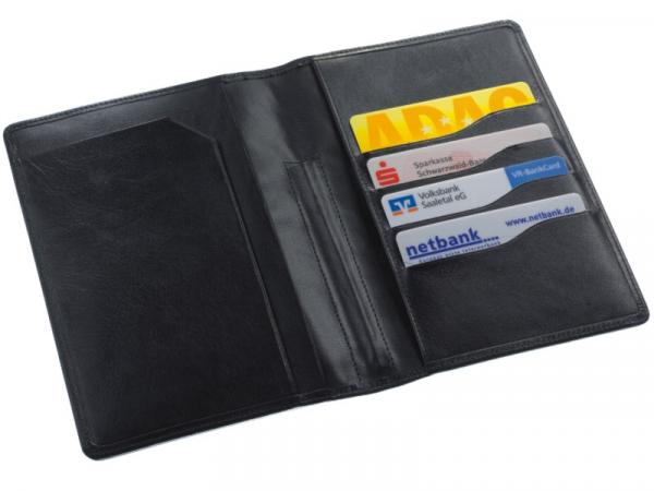 Ron McLaine Taschenkalender EASYfolder Lederhülle MAILAND (schwarz)