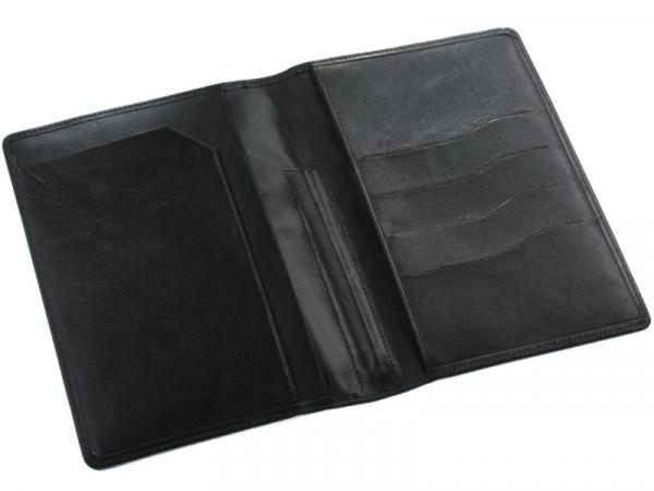 Ron McLaine Taschenkalender EASYfolder Lederhülle MAILAND (schwarz)