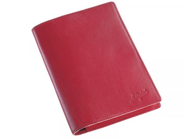 Ron McLaine Taschenkalender EASYfolder Lederhülle MAILAND (rot)