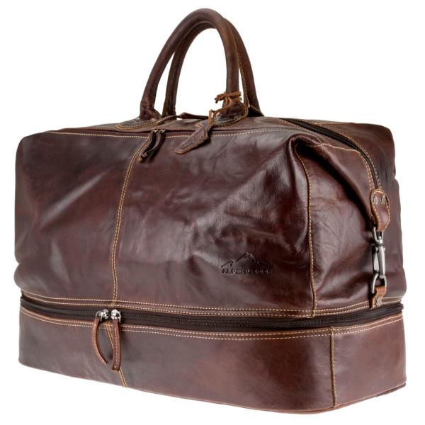 ALPENLEDER Reisetasche Duffel Bag ARIZONA brandy
