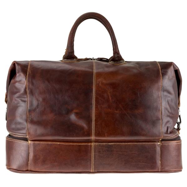 ALPENLEDER Reisetasche Duffel Bag ARIZONA brandy