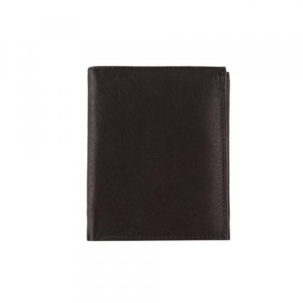 ALPENLEDER Brieftasche Geneva schwarz
