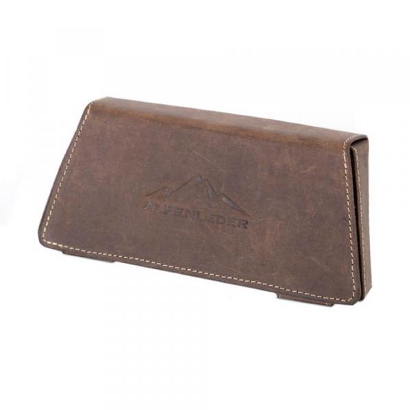 ALPENLEDER Brillenetui SUNGLAS BOX koffee