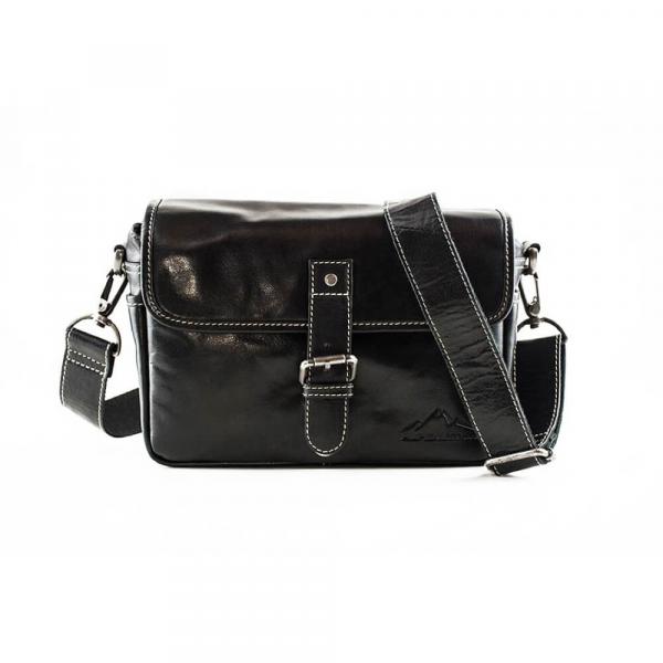ALPENLEDER | Camera Case PRESSE (ebenholz)