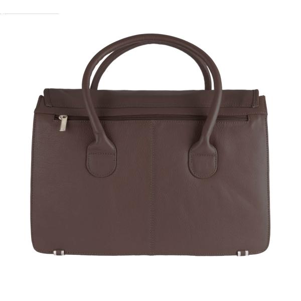 ALPENLEDER Damen Aktentasche OFFICE schokobraun