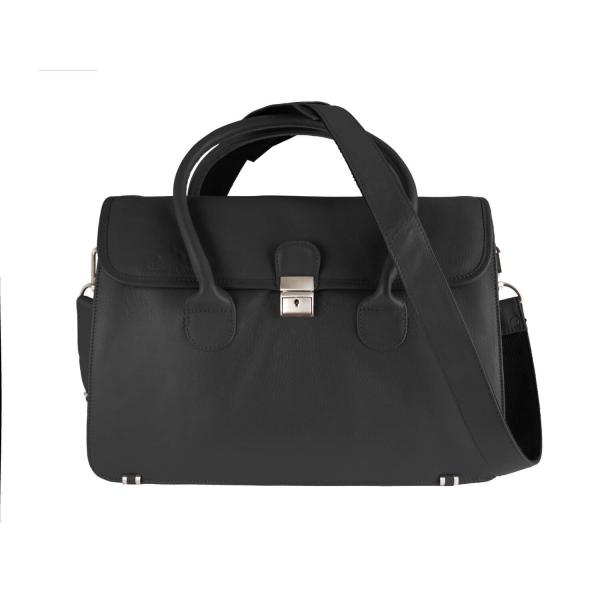 ALPENLEDER Damen Aktentasche OFFICE schwarz