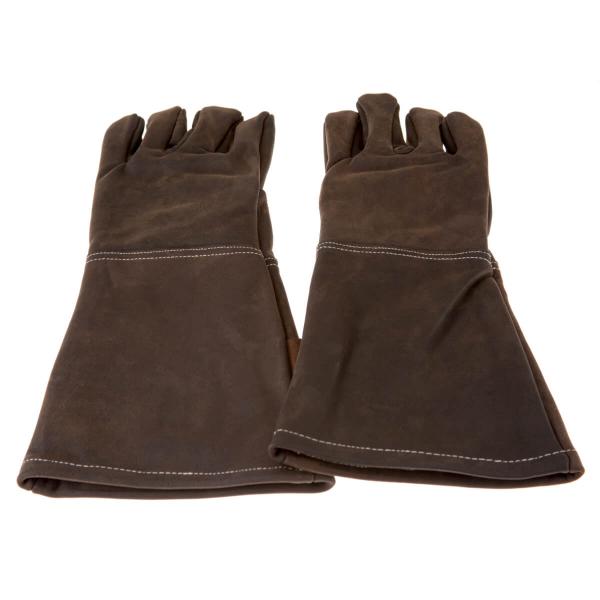 ALPENLEDER Grillhandschuhe ALPENGLÜHEN koffee