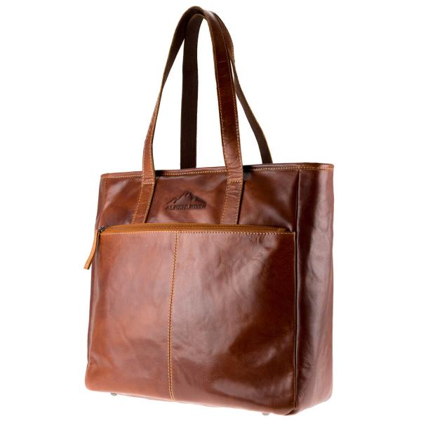 ALPENLEDER Damen Handtasche ARCO cognac