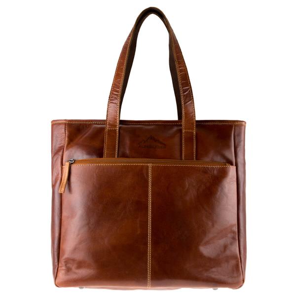 ALPENLEDER Damen Handtasche ARCO cognac