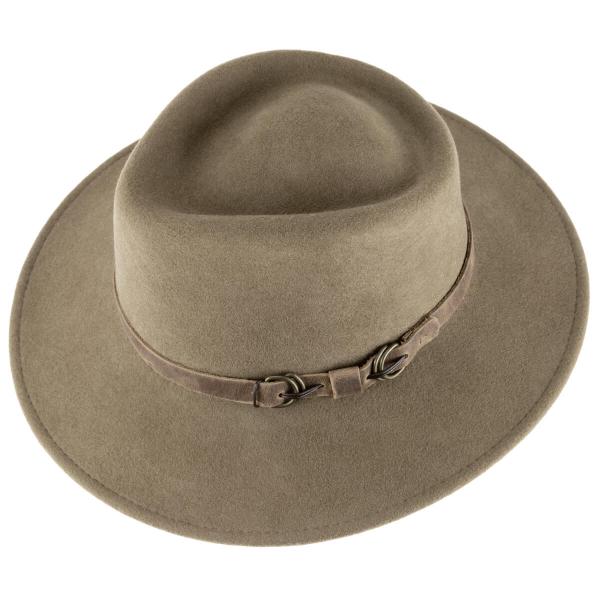 Alpenleder Damen Herren Wollfilzhut Padua dark khaki