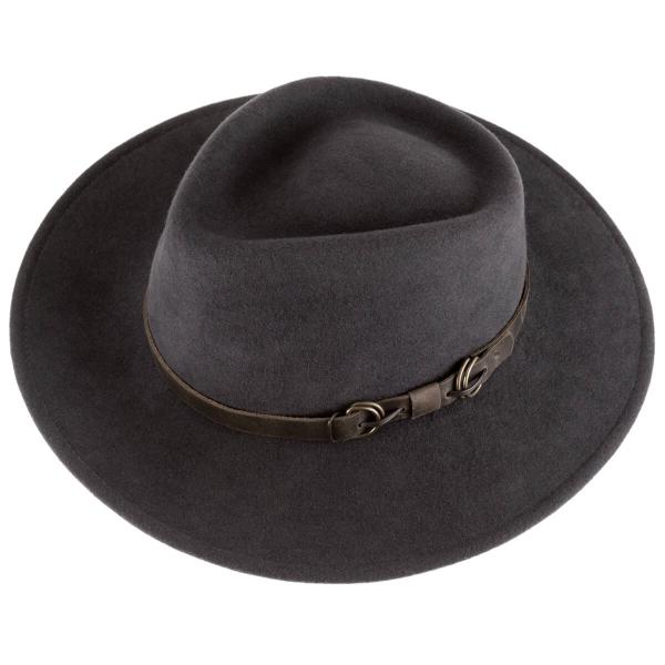 Alpenleder Damen Herren Wollfilzhut Padua steel grey