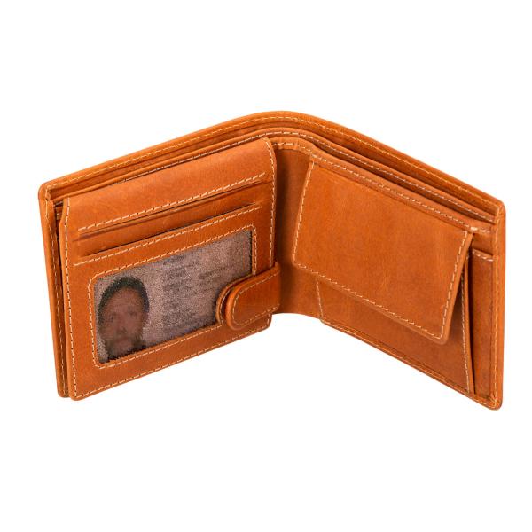 ALPENLEDER Herrengeldbeutel AMBRAS cognac