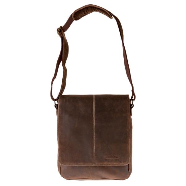 ALPENLEDER | Messenger Bag KANSAS (koffee)