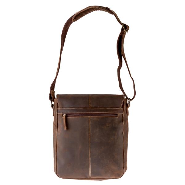 ALPENLEDER | Messenger Bag KANSAS (koffee)