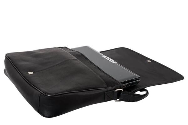 ALPENLEDER | Messenger Bag COLOMBO (schwarz)