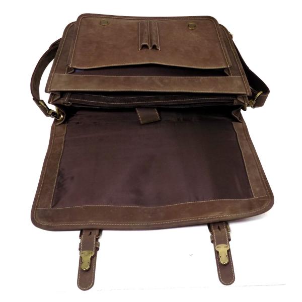ALPENLEDER Aktentasche OHIO koffee