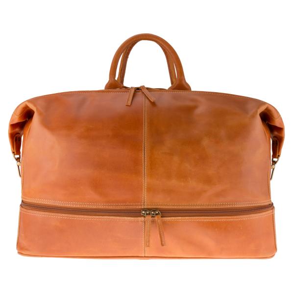 ALPENLEDER Reisetasche Duffel Bag ARIZONA cognac