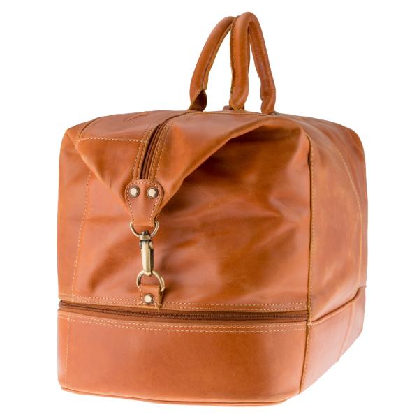 ALPENLEDER Reisetasche Duffel Bag ARIZONA cognac