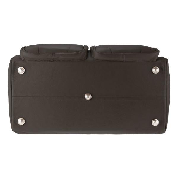 ALPENLEDER | Reisetasche Travel Bag MILANO schokobraun (3022-s)
