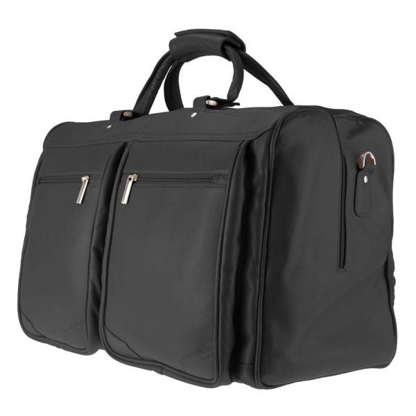 ALPENLEDER | Reisetasche Travel Bag MILANO schwarz (3022-sw)